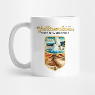 USA - NATIONAL PARK - YELLOWSTONE Grand Prismatic Spring - 10 Mug